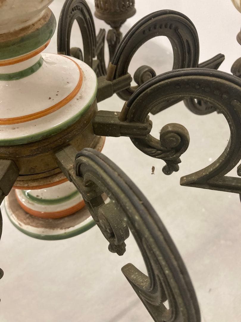 スペイン製　シャンデリア　アンティーク　希少品