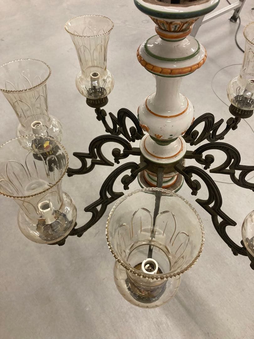 スペイン製　シャンデリア　アンティーク　希少品