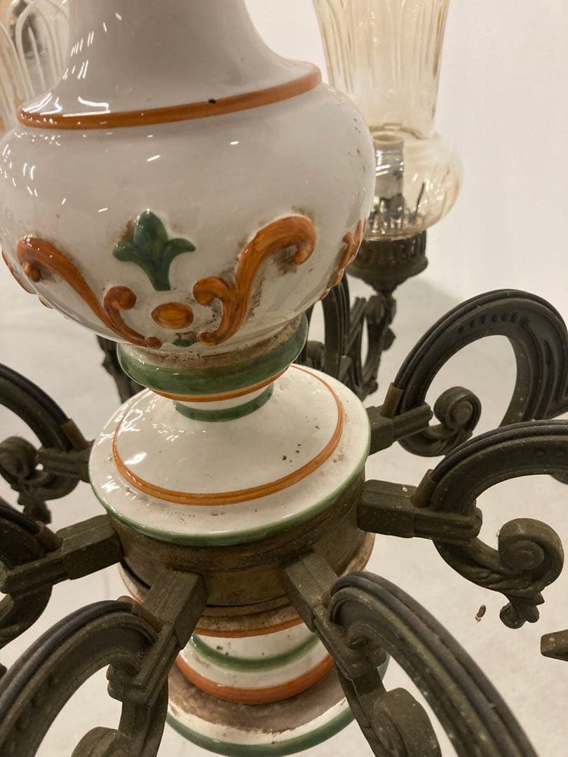 スペイン製　シャンデリア　アンティーク　希少品